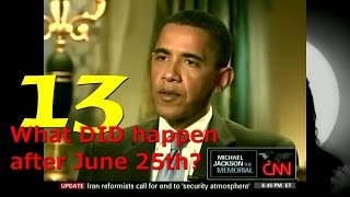 Michael Jackson:  Pt 13 Boybands & Obama (What did happen after June 25th?)