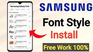 How to Install Stylish Font in Any Samsung One UI Device 🔥|| #Stylish #Font #SamsungGalaxy screenshot 5