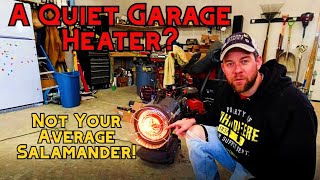 The Best and Quietest Garage/Shop Heater On The Market!  Mr. Heater Kerosene Radiant Heater 70k BTU