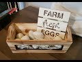 Farmhouse Egg Decor/Dollarama/Dollar Tree