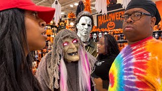WE WENT SHOPPING FOR HALLOWEEN COSTUMES & GOT KICKED OUT (EXTREMELY HILARIOUS)