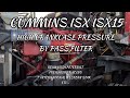 Cummins ISX ISX15 high crankcase blow by pressure solution bypass