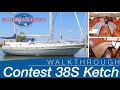 Contest 38s for sale  yacht walkthrough   schepenkring lelystad