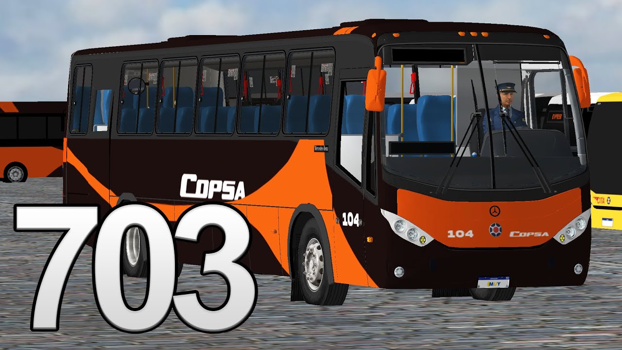 【 OMSI 2 】— Linea 703 - COPSA | Mapa Montevideo Ficticio v2