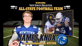 Newtown's James Knox -- 88th New Haven Register All-State Football DL