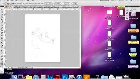 ADOBE PHOTOSHOP   HOW TO CLEAN UP A SCANNED IMAGE