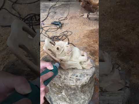 根雕艺术 摆件 招财进宝 好东西一起分享 抖音小助手