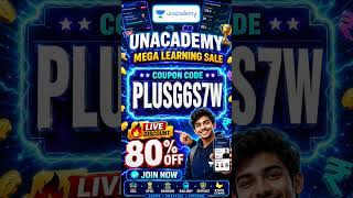 Unacademy All Batches Coupon Code | Unacademy Discount Coupon Code | Unacademy Coupon Code