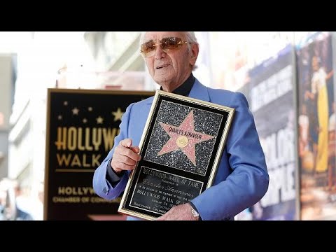Music icon Charles Aznavour gets star on Hollywood Walk of Fame