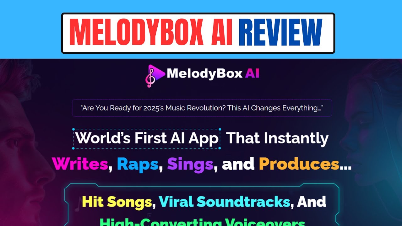 MelodyBox AI Review & Demo - Generate Hit Songs & Voiceovers in Seconds!