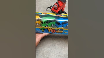 ASMR Unboxing and Testing Tayo Bus, Lani, Gani, Rogi ASMR No Talking with Natural Water Sounds #toys