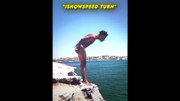 iShowSpeed Jumping Off A Cliff 🤯⚡
