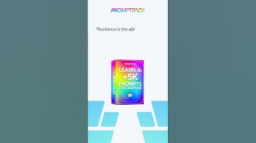 Resilience AI Prompts by PromptPack | #AI #ChatGPT #Bard #Bing