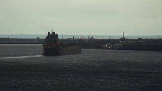 Duluth Stormy Arrival - CSL Assiniboine 07/21/2017 (Timelapse)