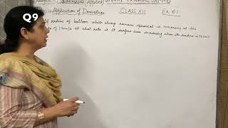Application Of Derivatives| Ex : 6.1 | Applied Maths | Chapter 6 | Class 12 |