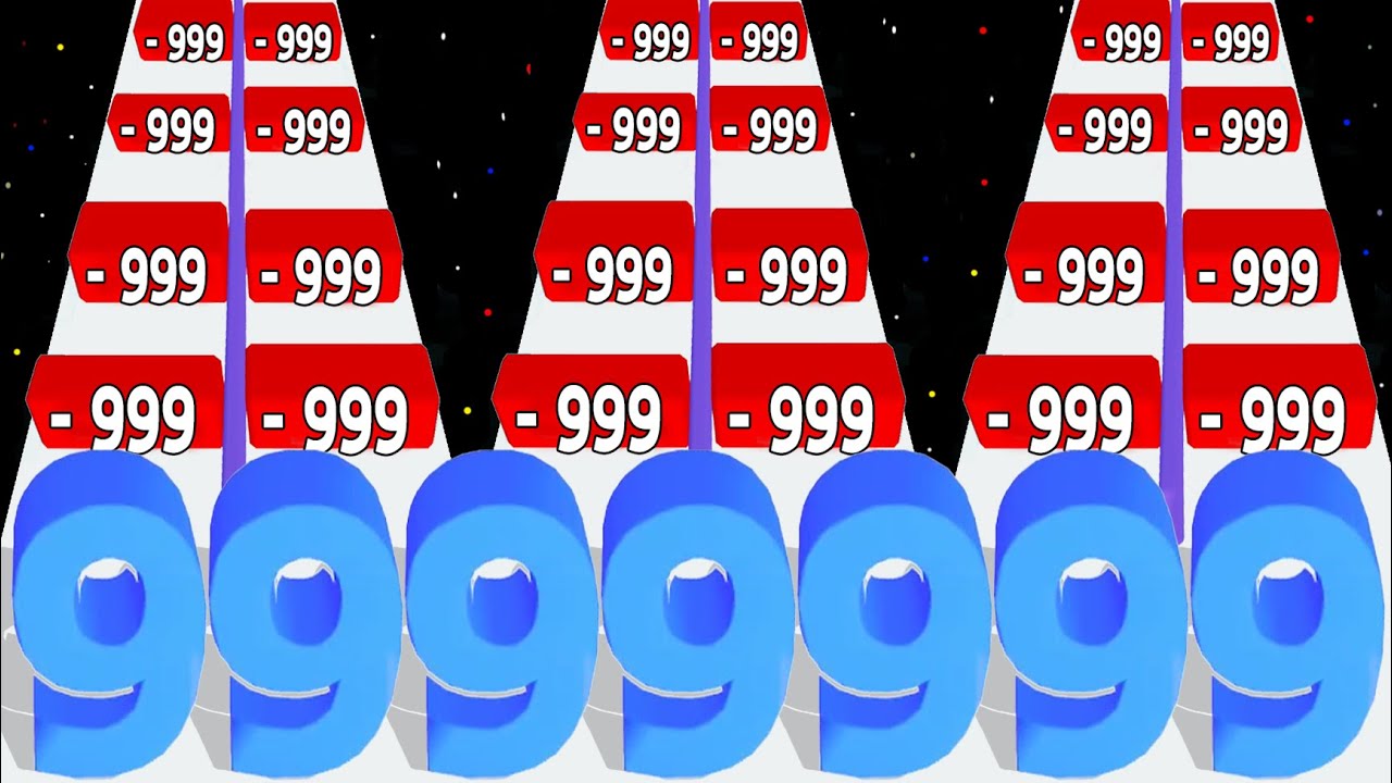 📌Number Master - (Number Run 3D)⭐⭐⭐⭐⭐ - Tiktok Games VIDEO Satisfying
