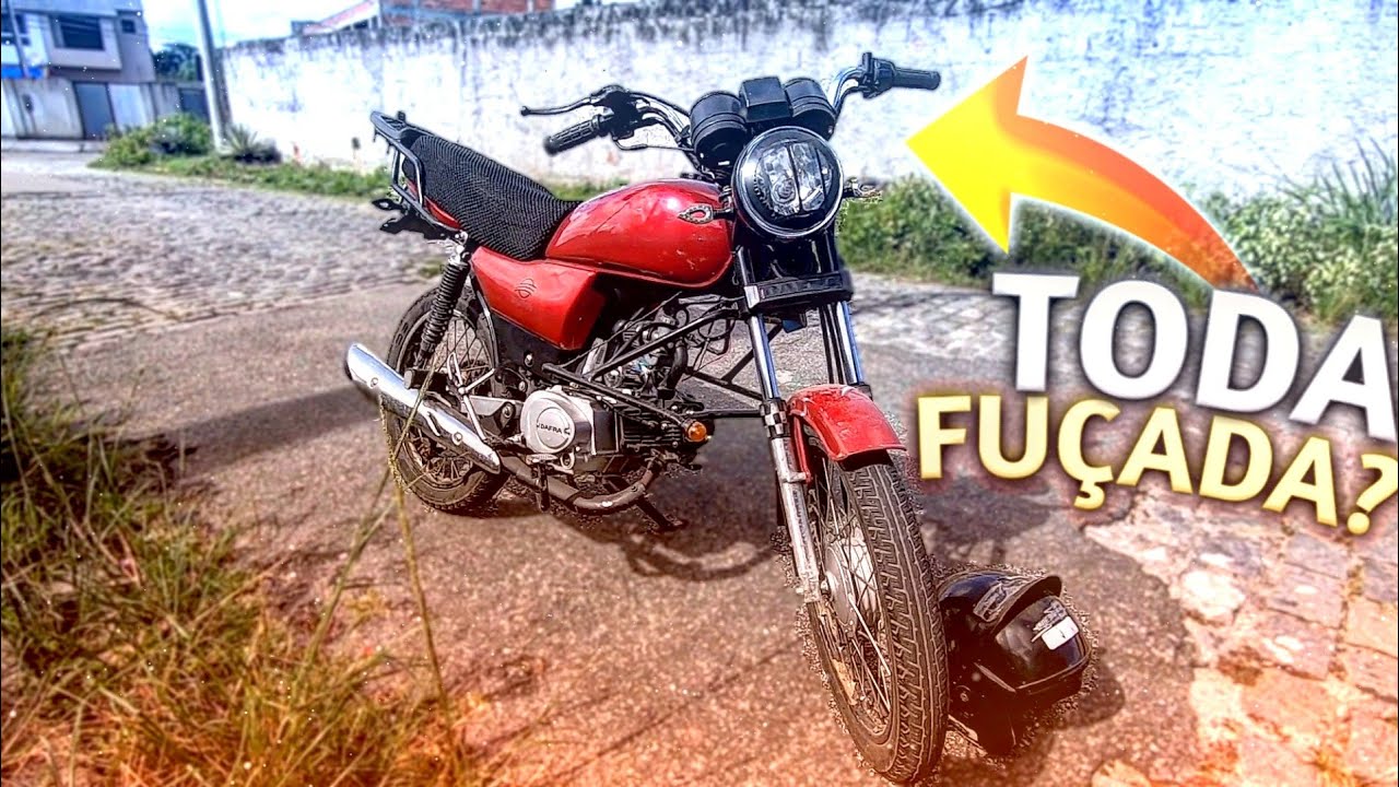 COMO É TER UMA MOTO CINQUENTINHA 50CC FUÇADA??