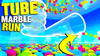 5,000 MARBLES VS CRAZY TUBES (+GIANT MAGNET) - Marble World