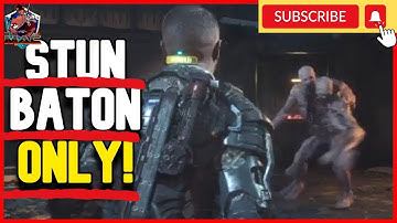 The Callisto Protocol mini boss fight STUN BATON ONLY PS5 Gameplay