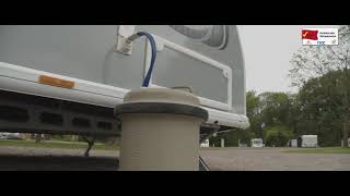Water system checks during an AWS caravan service