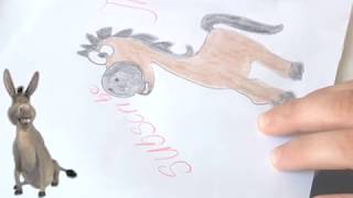 How To Draw Donkey Kako Nacrtati Magarca