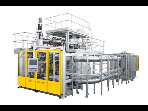 EBLOW 37 - High Speed Container Blow Moulding Machine - video from Bekum