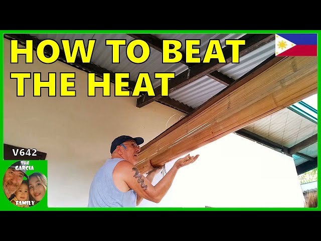 FOREIGNER BUILDING A CHEAP HOUSE IN THE PHILIPPINES - HOW TO BEAT THE HEAT - THE GARCIA FAMILY class=