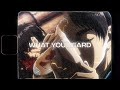 Sonder - What you heard [Attack on Titan Edit/AMV]