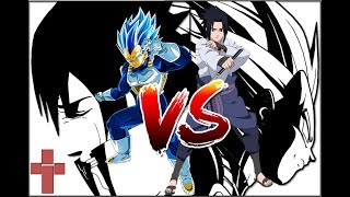 VEGETA SSJ BLUE VS SASUKE UCHIHA RAP | Dragon ball vs Naruto | CruzCeMusic ft. ProiiRaps