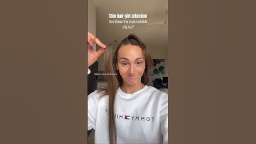 Invisible clip in hair extensions for thin hair girl！ #thinhair #besthairextensions