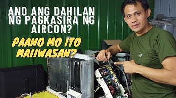 H5 ERROR | PAANO MAKAKAIWAS SA PAGKASIRA ANG AIRCON?