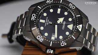 Seiko Prospex 200M Titanium Solar Black Ref. SBDJ013 - YouTube