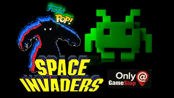 Funko Pop Space invaders-Medium invader gitd gamestop review!