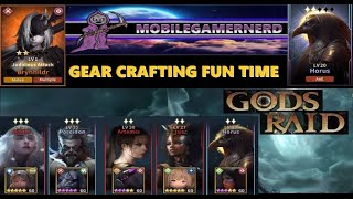 GODS RAID: Time to Craft Some Gear and Pray