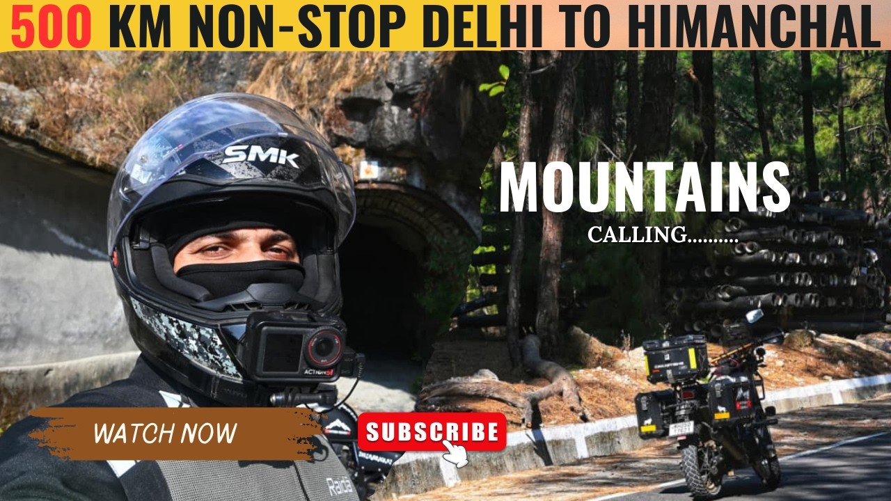 Delhi To Himanchal solo bike ride (Kangra valley)