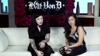 KVD Makeup Tutorial + Kat Von D Interview for launch at Sephora ME!  كات فون دي في متاجر سيفورا