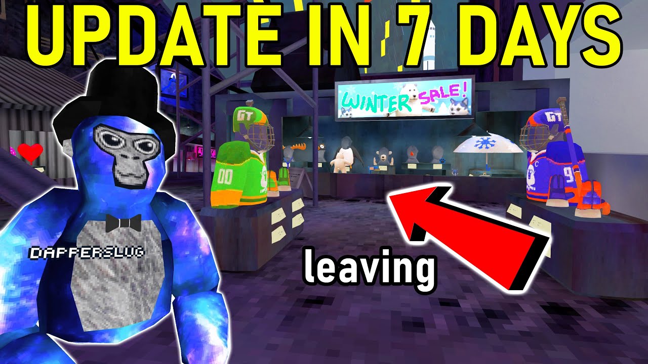 Gorilla Tag VR's Next Update in 7 Days & Cosmetics Leaving YouTube