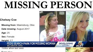 Feds swarm Ohio park looking for missing woman