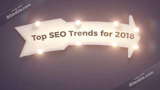 Top SEO Trends for 2018