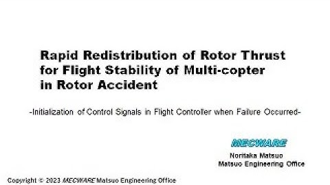 A New Method for Fault Tolerant Control of Multi-copter