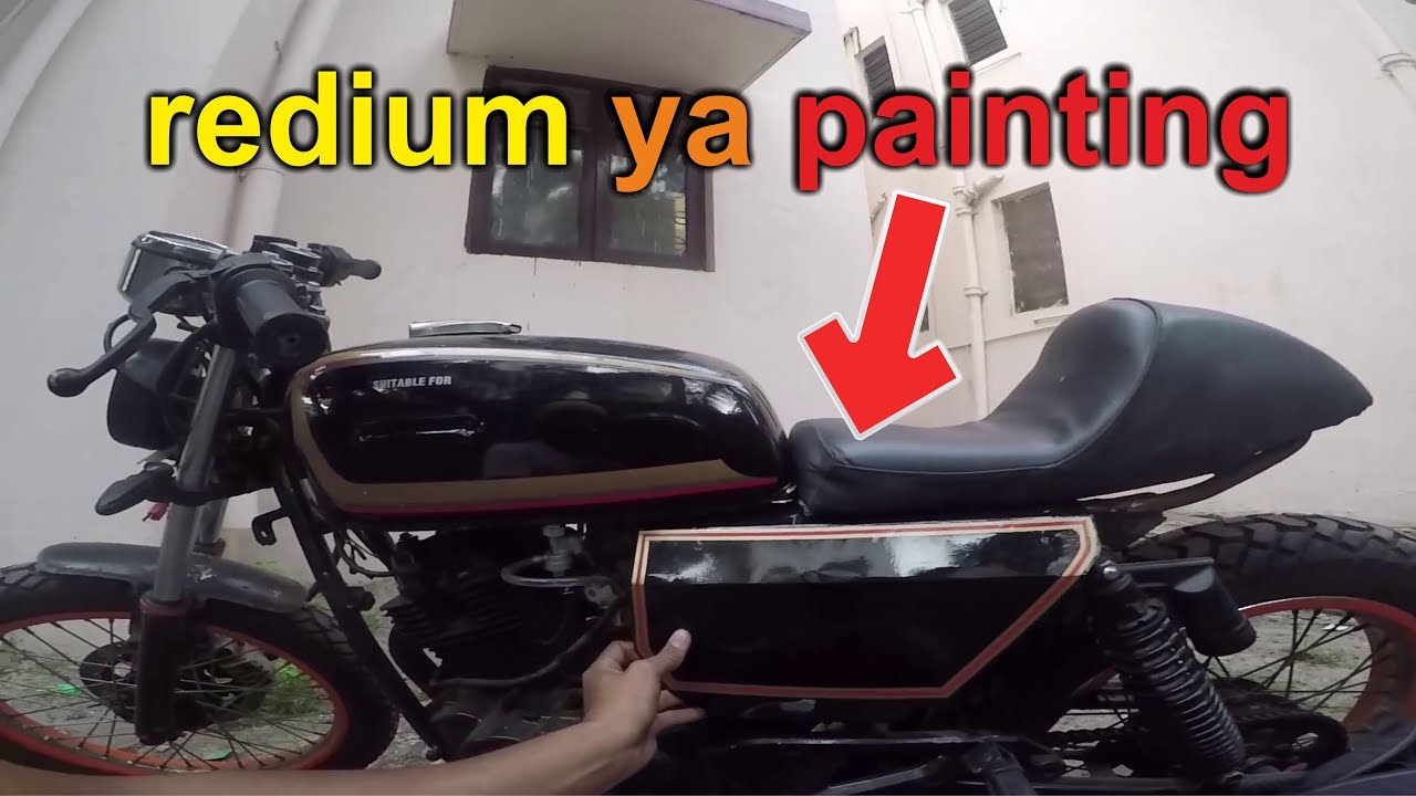 Cafe Racer Side Panels Radium Sticker Installation | BSB VLOGS - YouTube