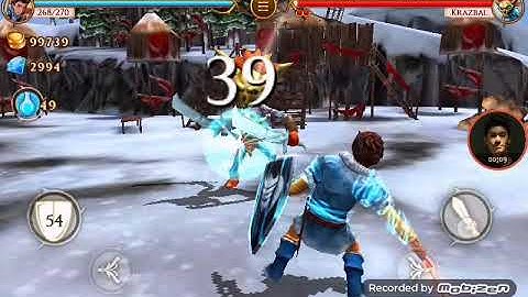 Epic Batlle with krazbal in beast quest