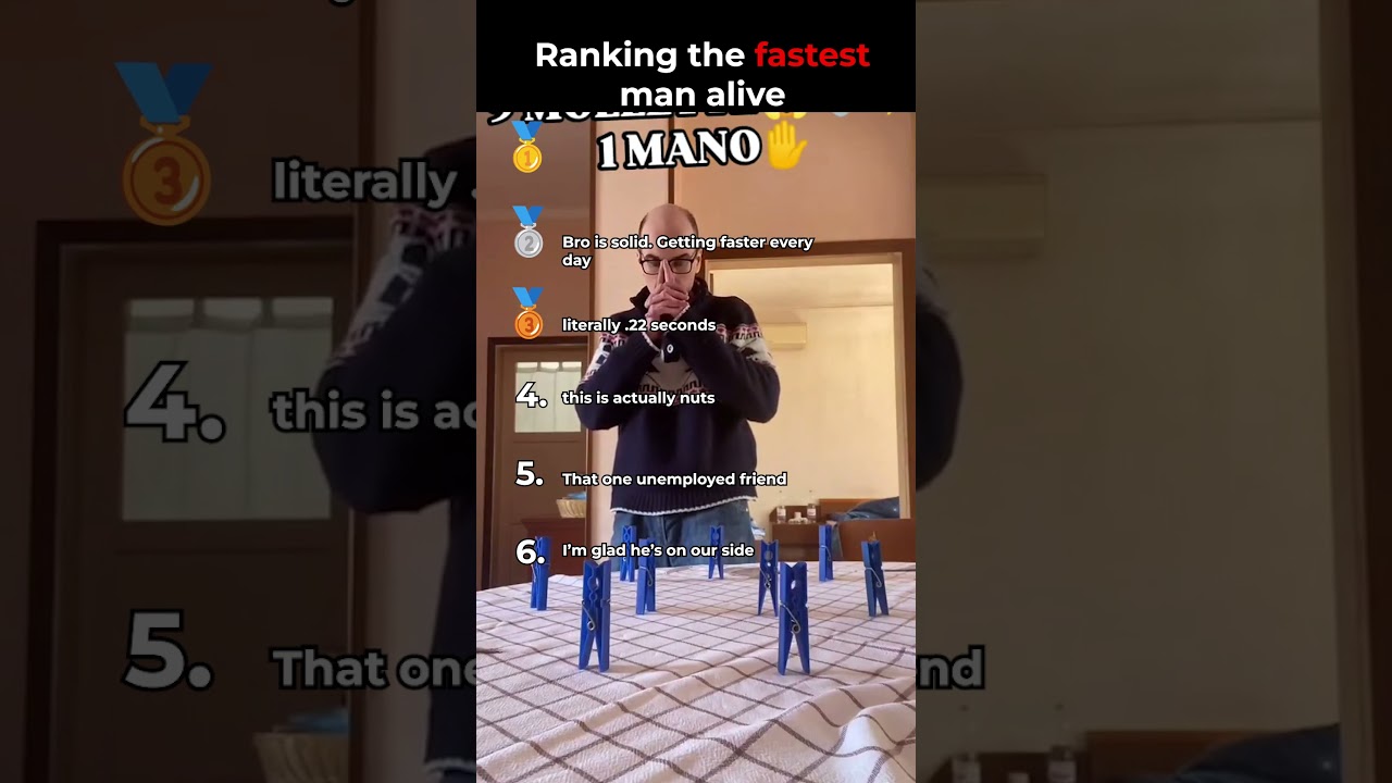 Ranking the fastest man alive 🥶⚡