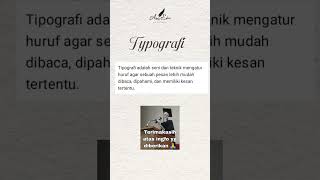 Typografi gapenting?? #desaingratis #designer #contentcreator #education #desain