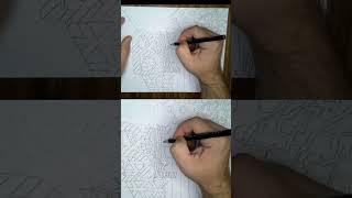 Blue Name Pattern Design #art #drawing