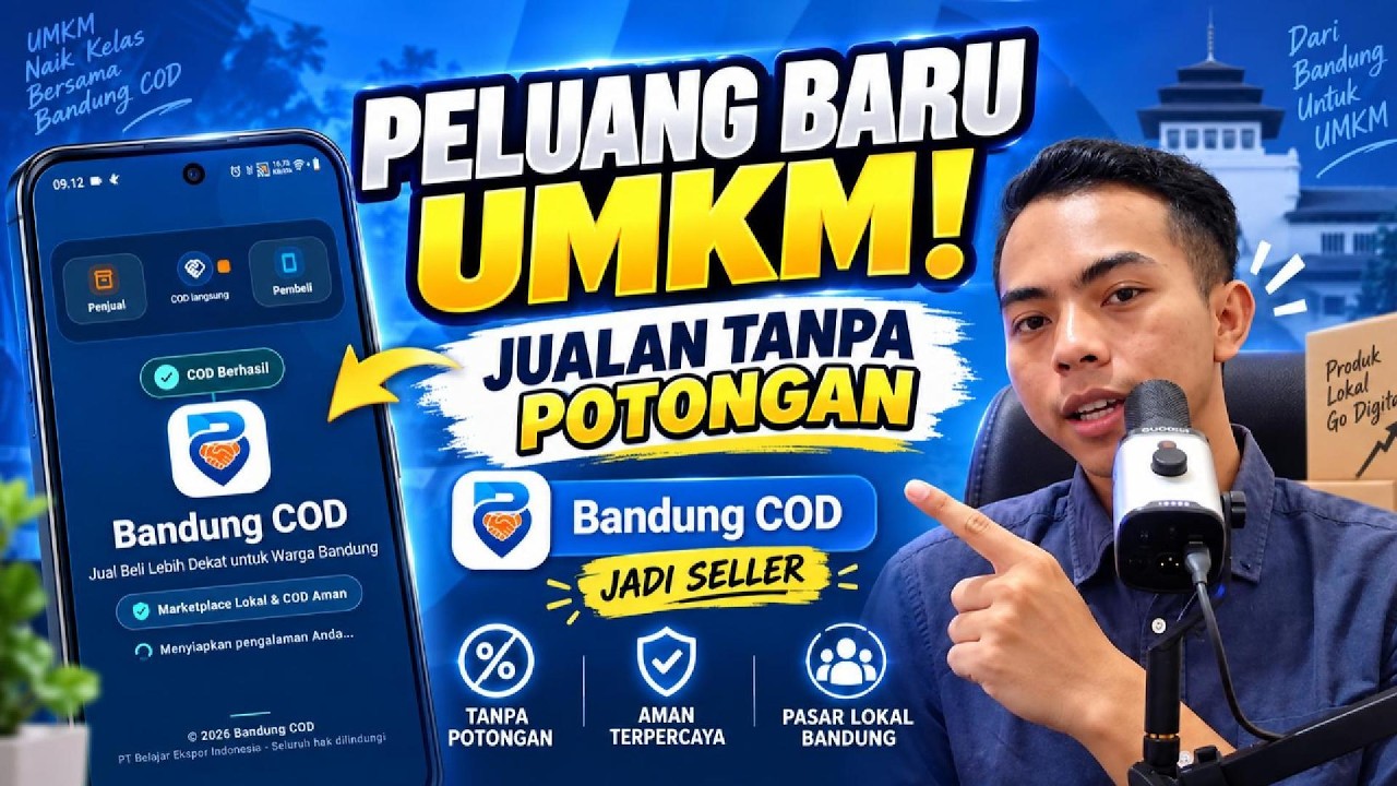 Peluang Baru UMKM! Tempat Jualan Online Tanpa Potongan | Kenalan dengan Bandung COD