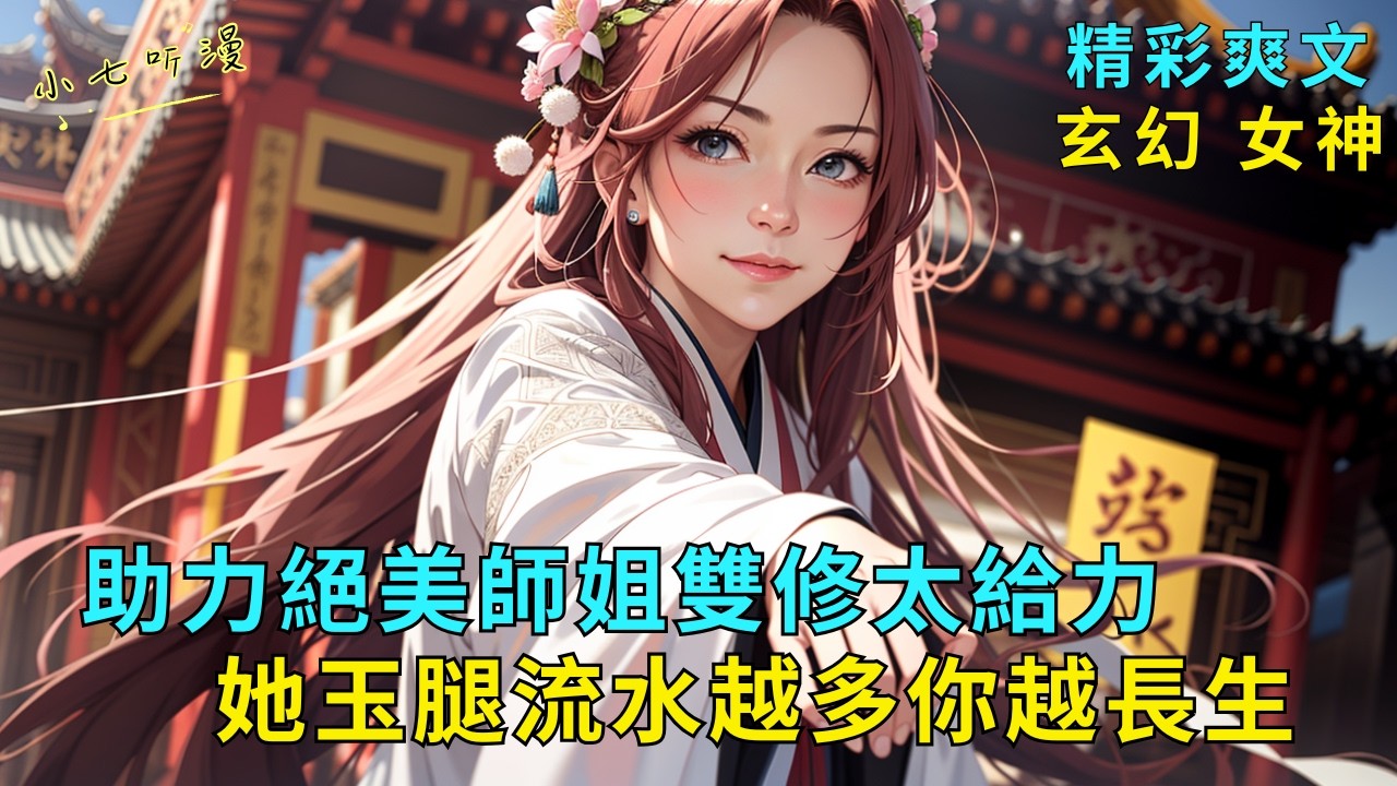 超長爽文《助力絕美師姐雙修太給力，她玉腿流水越多你越長生》絕美師姐修行受阻，急需與你雙修突破。而你的身體裏有一股神秘力量，讓她越搖水越多，越騎越上癮，你也因此頓悟長生…EP1#爽文 #漫畫小說