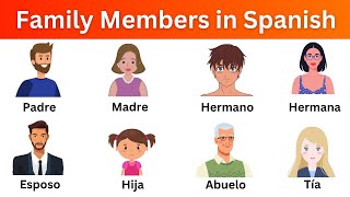 Family members in Spanish | Miembros de la Familia | Learn Spanish Vocabulary