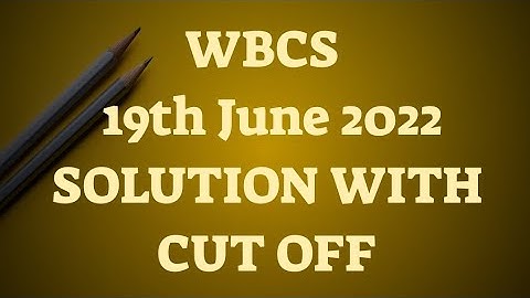 WBCS PRELIMS SOLUTIONS MCQ ANSWER 19 JUNE 2022 QUES PART 2 26 TO 40   9836793076