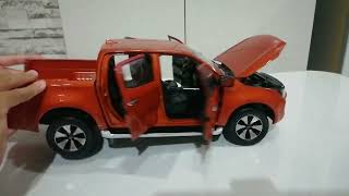 Isuzu D-MAX 2021 diecast 1:18 ,  orange colour.